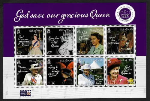Isle of Man 2022: the Queen's Platinum Jubilee 2022, postfrisch
