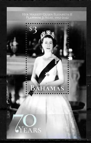 Bahamas 2022: the Queen's Platinum Jubilee 2022 postfrisch