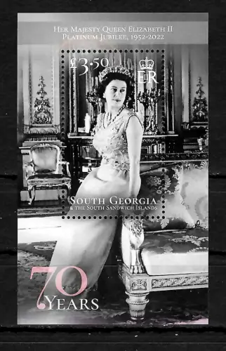 South Georgia 2022: the Queen's Platinum Jubilee 2022 postfrisch **