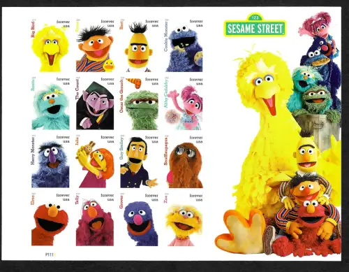 Forever USA 2019: Sesame Street - Sesam Strasse, postfrisch