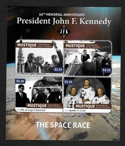 St. Vincent 2019: President John F. Kennedy 50th Memorial Anniversary Space Race