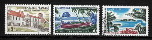 Frankreich 1970: Guadeloupe, Martinique, militärische Seemannsausbildung, gest.