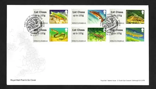 GB 2013: Leben im Süßwasser - Fische, FDC