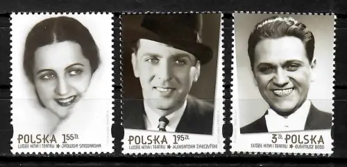 Polen 2013: Schauspieler, postfrisch