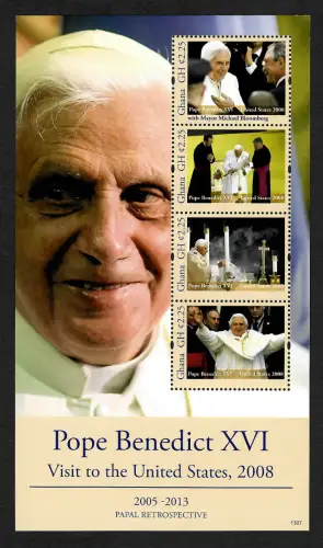 Ghana 2013: Pope Bendedict XVI visit United States, postfrisch