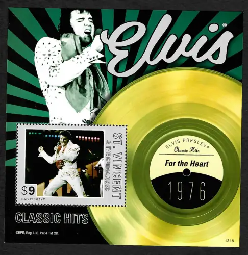 St. Vincent 2013: Elvis Presley, 1976: For the Heart, postfrisch