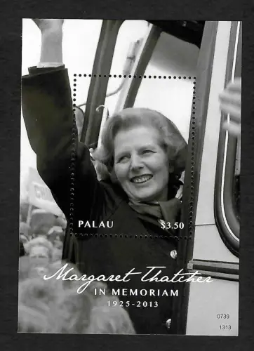 Palau 2013: Margaret Thatcher in Memoriam, mnh