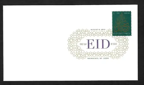 Forever USA 2013: EID Greetings, FDC