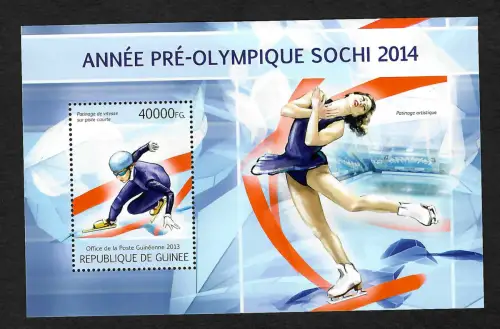 Guinea 2013: : Olympische Winterspiele Sochi 2014, postfrisch
