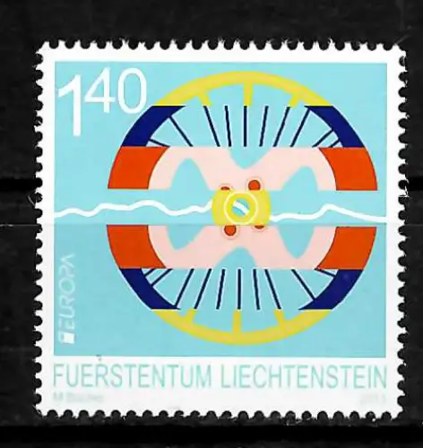 Liechtenstein 2013: Postfahrzeuge, EUROPA, postfrisch #1661