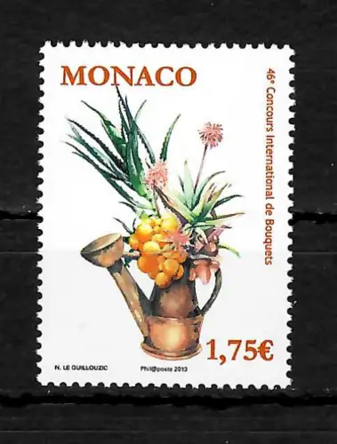 Monaco 2013: Concours International de Bouquets, #3120 postfrisch