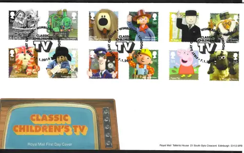 GB 2014: Kinderfernsehen Classic children's TV, Bob the builder, Shaun the sheep