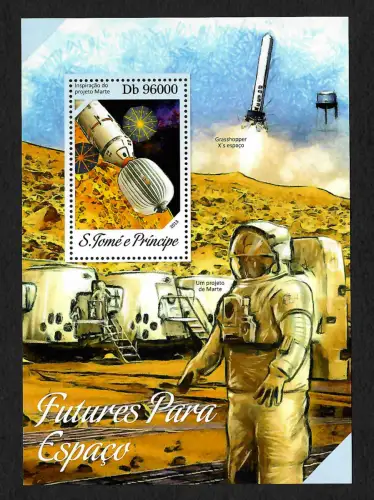 Solomon Islands 2013: Futures Para Espaco, Block Weltraum, postfrisch