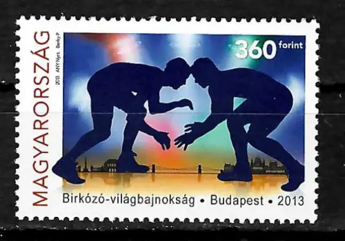 Ungarn 2013: Weltmeisterschauft im Ringen, #5643, postfrisch