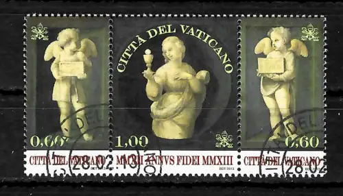 Vatikan 2013: Raffael, Jahr des Glaubens, #1758-1760,  gestempelt