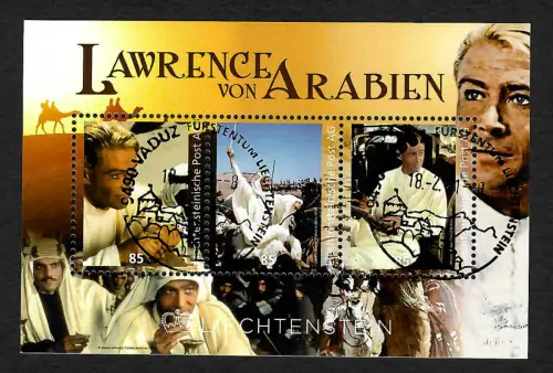 Liechtenstein 2021: Lawrence von Arabien, gestempelt
