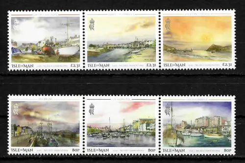 Isle of Man 2023: Gemälde von Michele Tramontana, postfrisch