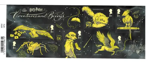 GB 2023: Harry Potter, Kreaturen und Fabelwesen, Markenheft, postfrisch
