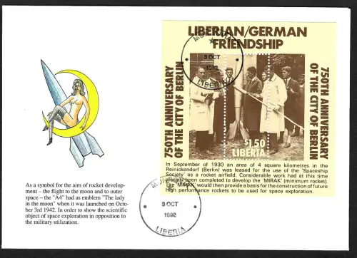 Liberia 1992: Liberian/German Friendship