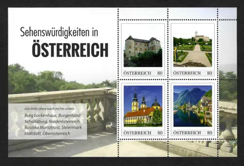 Österreich 2019: Sehenswürdigkeiten in Österreich, postfrisch