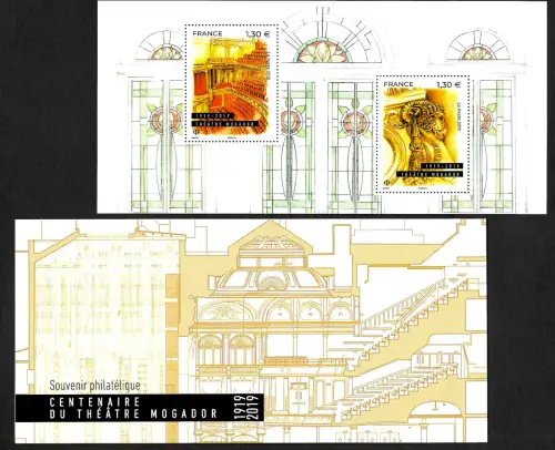 Frankreich 2019: Dentenaire du Théatre Mogador, postfrisch