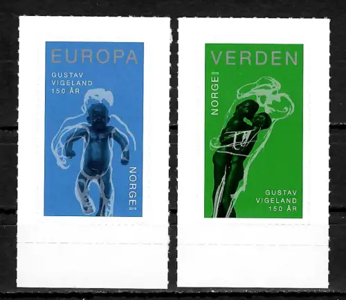 Norwegen 2019: Gustav Vigeland, postfrisch