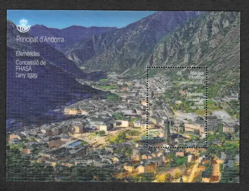 Andorra 2019: FHASA Elektrizität, 90 Jahre, postfrisch