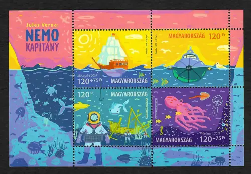 Ungarn 2019: Kapitän Nemo, Für die Jugend, postfrisch