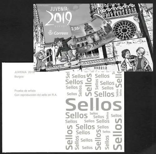 Spanien 2019: Juvenia 2019, Burgos, postfrisch
