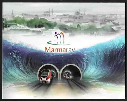 Türkei 2013: Marmaray Projekt, #4077 A+B, gestempelt