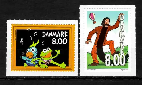 Dänemark 2013: Kinderfernsehen #1733-34 BA, postfrisch