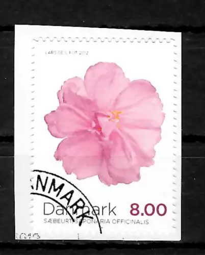 Dänemark 2012: Herbstblumen , selbstklebend, gestempelt