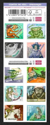 Belgien 2013: Märchen, Sprookjes, Contes de Fées, postfrisch