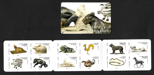 Frankreich 2013: les animyux dans l'art, Tiere in der Kunst, Markenheft, **