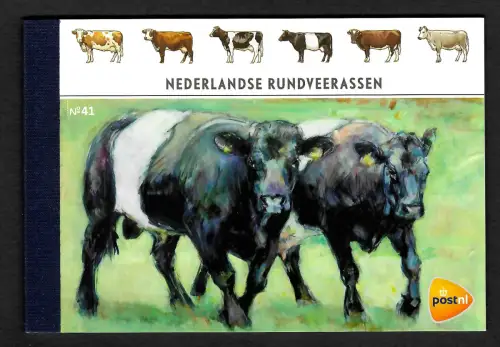 Niederlande 2013: Nederlandse Rundveerassen, Rinderrassen, #3010-12, MH86, **