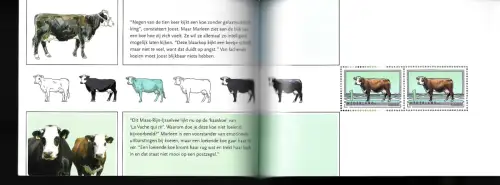 Niederlande 2013: Nederlandse Rundveerassen, Rinderrassen, #3010-12, MH86, **