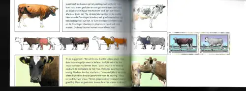 Niederlande 2013: Nederlandse Rundveerassen, Rinderrassen, #3010-12, MH86, **