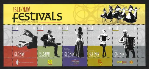 Isle of Man 2017: festivals, Block postfrisch