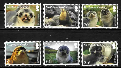 Tristan da Cunha 2017: Seebären, Seehunde, postfrisch