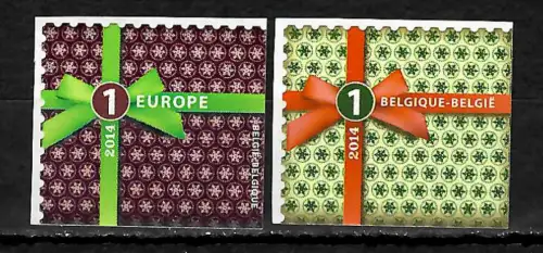 Belgien 2014: Jahresende - Geschenk, postfrisch