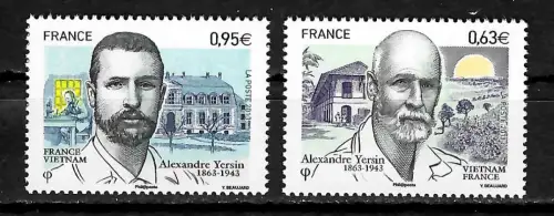 Frankreich 2013: Fance-Vietnam, Alexandre Yersin, postfrisch