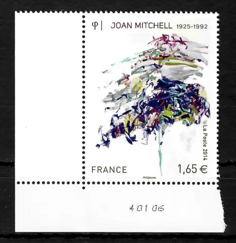 Frankreich 2014: Joan Mitchel, #5803, postfrisch