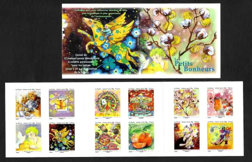 Frankreich 2021: Les Petits Bonheurs, Markenheft, postfrisch