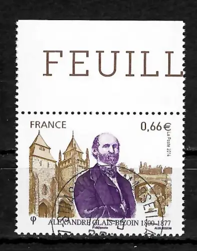 Frankreich 2014: Alexandre Glais-Bizoin, #5796, gestempelt