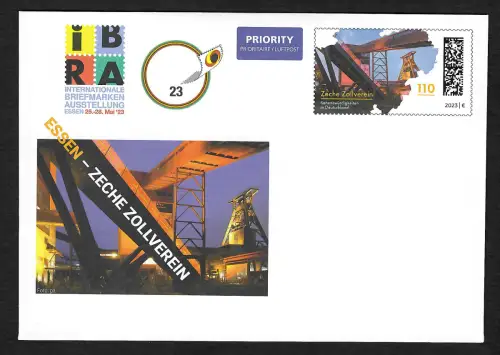 Bund 2023:  IBRA 2023, Essen, Ganzsache, postfrisch **