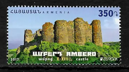 Armenien 2017: EUROPA Burgen und Schlösser, postfrisch