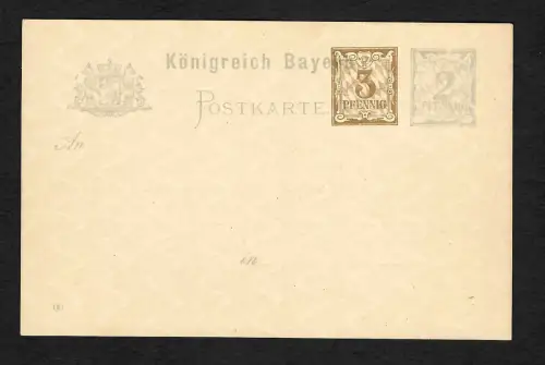 Bayern, Postkarte P71/01, ungebraucht