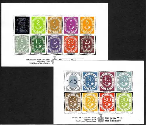 Bund: Posthornsatz - 1996 - Faksimilie - dekorativ