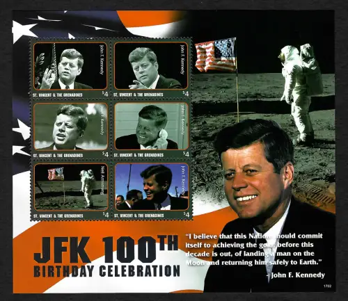 St. Vincent 2017: we choose to go to the moon, John F. Kennedy, 100th Birthday**