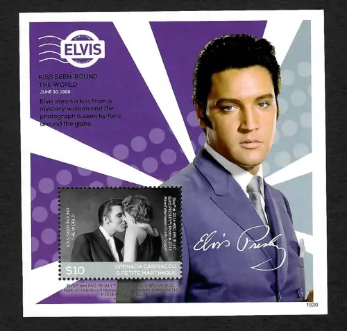 Grenada 2016: Kiss seen round the world, postfrisch